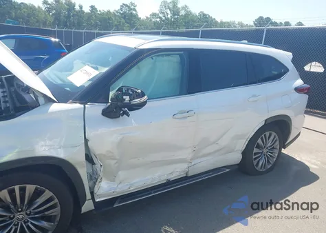 2021 Toyota Highlander Platinum from USA, damaged, VIN 5TDFZRAH8MS072608